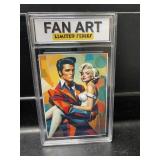 Marilyn Monroe and Elvis Presley Slabbed Card
