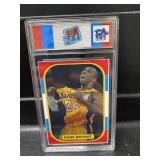 Kobe Bryant Rated Rookie Pulling Jersey Slab Card