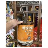 RARE! Vintage Merrimack 10 Quart Oil Can