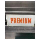 Vintage PREMIUM Glass Plate PUMP Insert GAS OIL