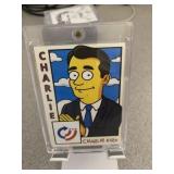 Charlie Kirk as a SIMPSON Card in MAG