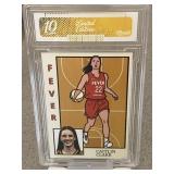 Caitlin Clark 1984 Topps Style FEVER Card Grade 10