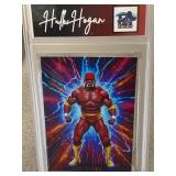 Hulk Hogan Color Blast HULKAMANIA Slabbed Card