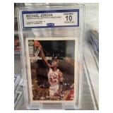 1994-95 UD CC #240 Michael Jordan Card Graded 10