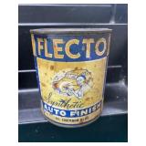 RARE Flecto Auto Finish Can FULL Chevron Blue