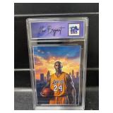 Kobe Bryant LA SUNSET Slabbed Card! Beautiful