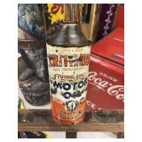 Vintage ULTRA RARE Criterion Cone Top Oil Can-QT