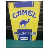 CAMEL Mobil Racing Team Metal Sign