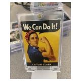 Caitlin Clark WE CAN DO IT! Rosie Riveter Card !