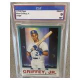 1992 Fleer Ken Griffey Jr. #709 Graded Mint 9