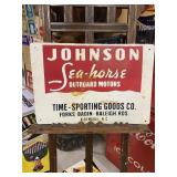 JOHNSON Sea-Horse Outboard Motors Sign