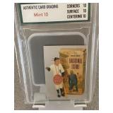 Babe Ruth Hartland Mini Card Graded 10