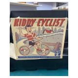 Vintage Unique Art Kiddy Cyclist Toy w/ORIG BOX
