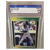 1989 Donruss Jose Canseco Graded 10