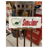 Sinclair Dino Painted Metal Sign Gas Oil