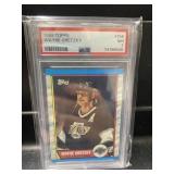 1989 Topps Wayne Gretzky Card Graded PSA 7