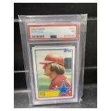 1983 Topps Pete Rose All Star Card Graded PSA 7