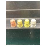 Vintage The Beatles Thimbles Set