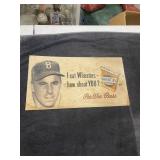 Vintage PEE WEE REESE Wheaties Store Sign