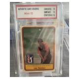 1982 Donruss Lee Trevino Golf Rookie Card Grade 10