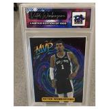 Victor Wembanyama MVP Swirl Slab Card 1 of 1,000