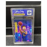 Stephen Curry SIMPSONS Downtown Slabbed Card
