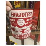 RARE Frigidtest Anti-Freeze One Gallon Can-GAS OIL
