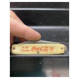 Vintage Coca-Cola 5 Cent White Pocket Knife
