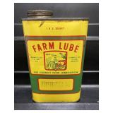 Vintage Farm Lube Oil Can Graphics! Tractors! GAS