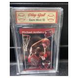 Michael Jordan Bulls Rated Rookie Card Graded 10