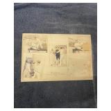 Babe Ruth Training in Hollywood CA 1927 Sign