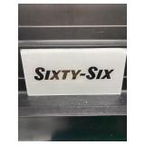 Vintage Phillips Sixty-Six Glass Plate Pump Insert