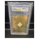 2000 Pete Rose 23 KT GOLD Game Used Bat Card