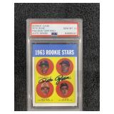 Pete Rose 1963 Topps Rookie AUTOGRAPHED PSA