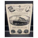 Toilet Soap On TITANIC Ship Sign