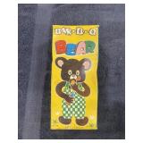 Vintage ALPS Japan Wind-Up Bar-B-Q Bear In Box Wor