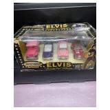 ELVIS 4 Car Matchbox Collection Never Out of Box