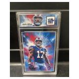 Josh Allen Color Blast Slabbed Card