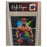 Hulk Hogan Color Blast Wrestling Card Slabbed