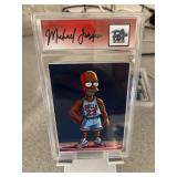 Michael Jordan as Homer Simpson MJ Slabbed Card