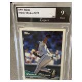 1994 Topps Frank Thomas Card Graded 9