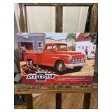 Chevrolet Chevy Truck Garage Metal Sign GAS OIL