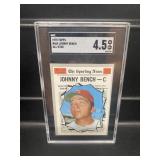 1970 Topps All Star Johnny Bench Card Graded 4.5
