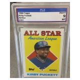 1988 Topps Kirby Puckett All-Star Graded 9