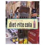Vintage Embossed Diet-Rite Cola Soda Sign 54"
