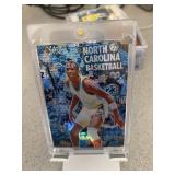 Michael Jordan Cracked Ice North Carolina Card MAG