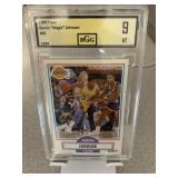1990 Fleer Magic Johnson Card Graded 9