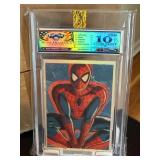 Spider-Man 1/1 Card Graded Gem Mint 10