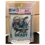 Tom Brady Patriot Graded Gem Mint 10