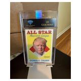 Donald Trump 88 Topps All Star Card Graded Gem 10